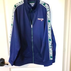 NWT Polo Sport Ocean challenge track jacket top